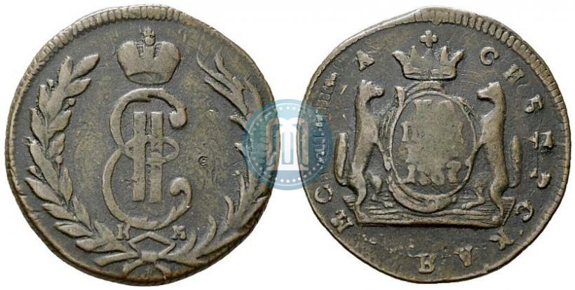 Picture 1 kopeck 1767 year КМ 