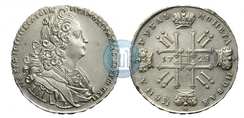 Picture 1 rouble 1728 year  "Type of 1727"