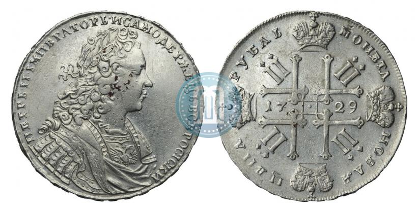 Picture 1 rouble 1729 year  "Type of 1728"