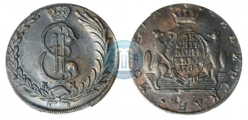 Picture 10 kopecks 1781 year КМ 