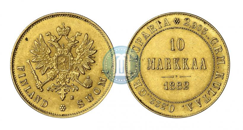 Picture 10 markkaa 1882 year S 