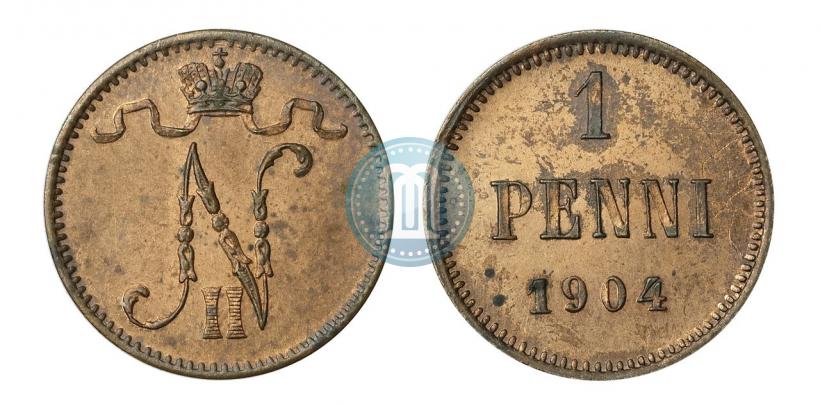 Picture 1 penni 1904 year  
