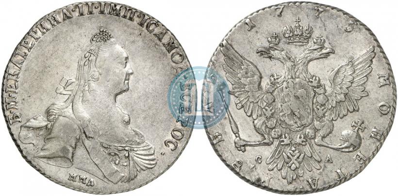 Picture 1 rouble 1775 year ММД-СА 