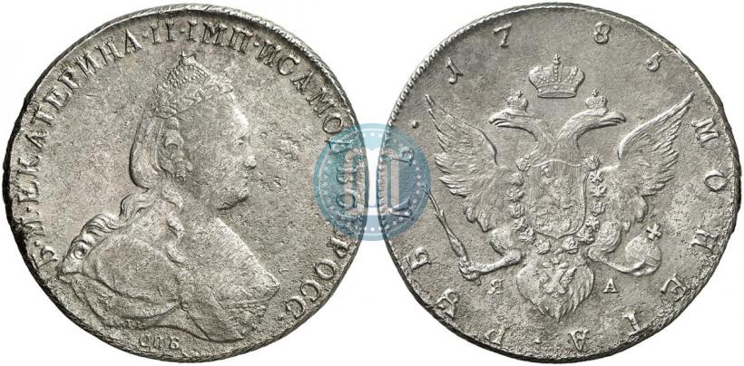 Picture 1 rouble 1785 year СПБ-ЯА 
