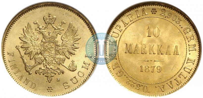 Picture 10 markkaa 1879 year S 
