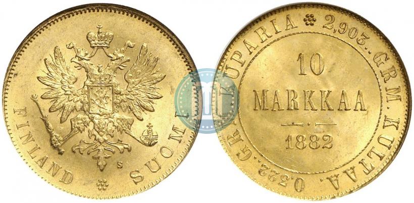 Picture 10 markkaa 1882 year S 