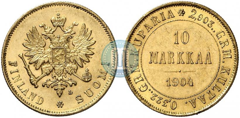 Picture 10 markkaa 1904 year L 