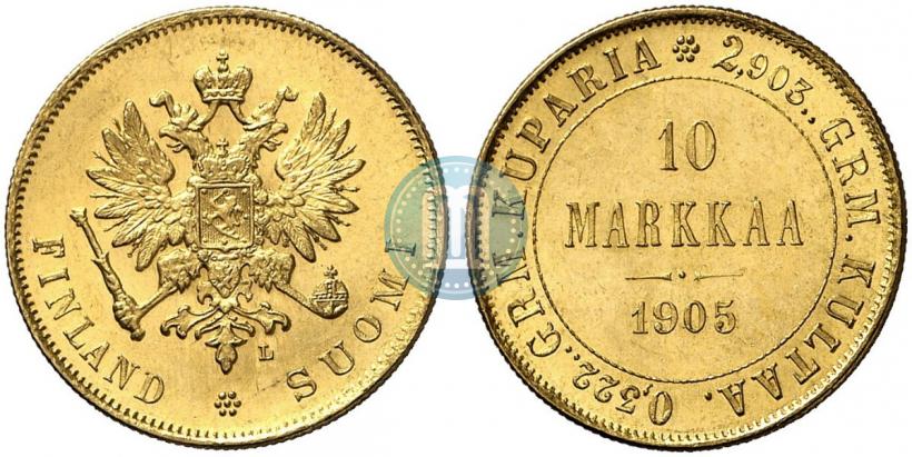 Фото 10 марок 1905 года L 