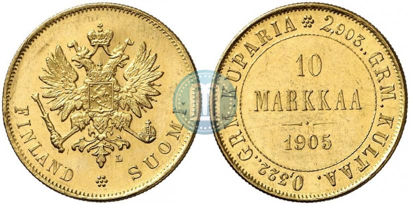 Фото 10 марок 1905 года L 