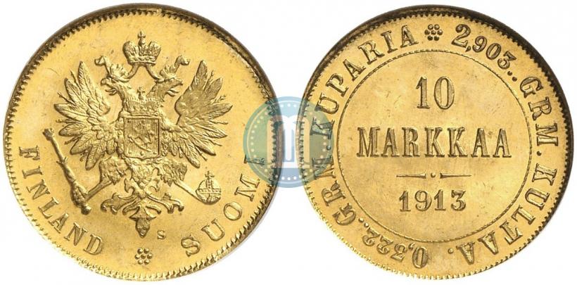Фото 10 марок 1913 года S 