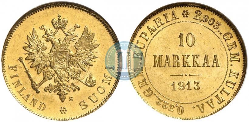 Фото 10 марок 1913 года S 