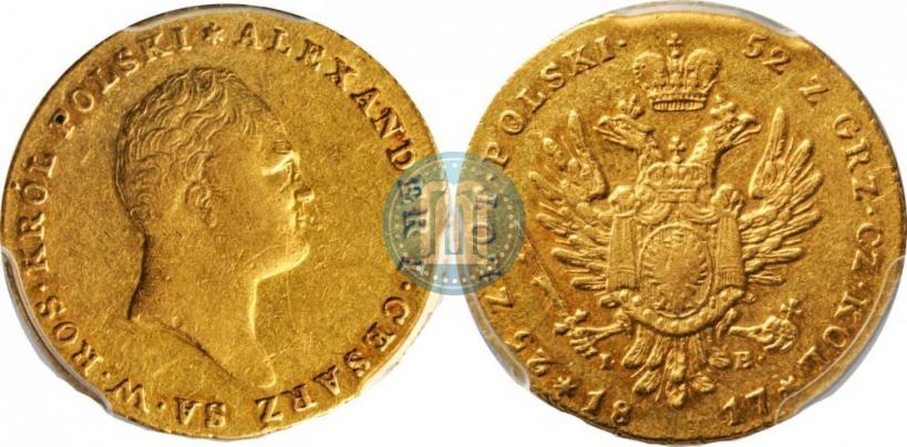 Picture 25 złotych 1817 year IB 