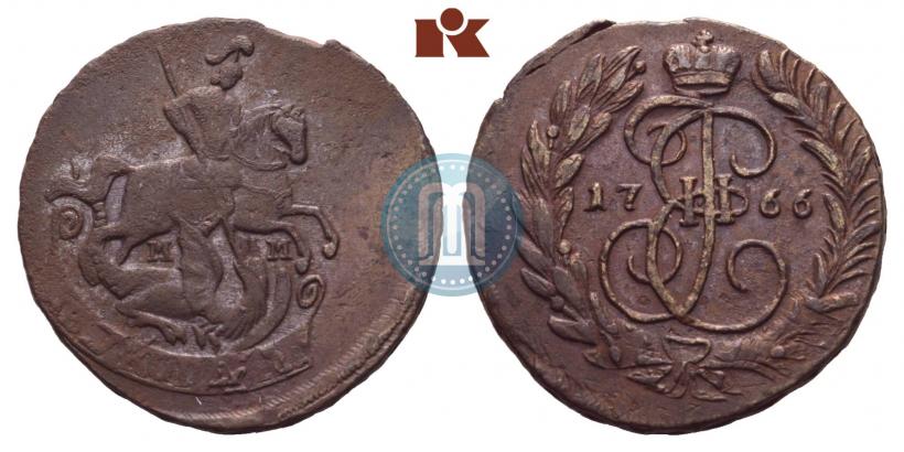 Picture 2 kopecks 1766 year ММ 