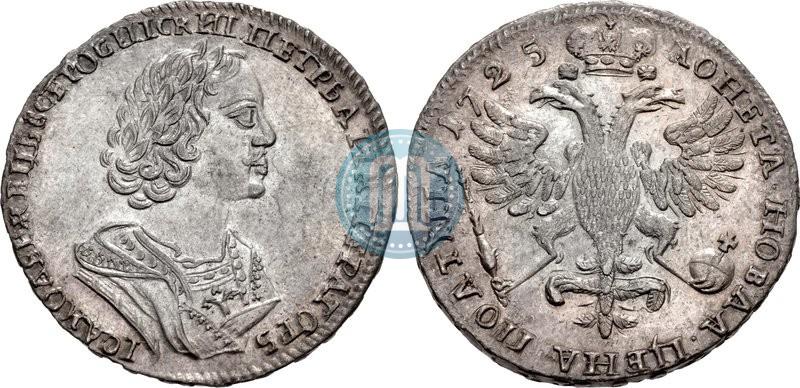 Picture Poltina 1725 year  "Portrait in ancient armour"