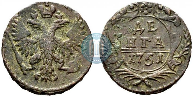 Фото Денга 1751 года  
