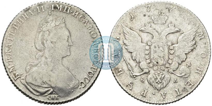 Picture 1 rouble 1777 year СПБ-ФЛ 