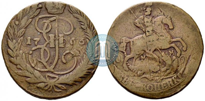 Picture 2 kopecks 1763 year ММ 