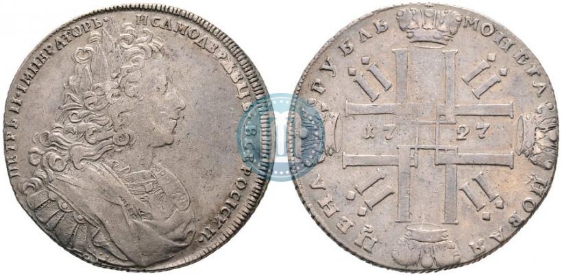 Picture 1 rouble 1727 year СПБ "Petersburg type"