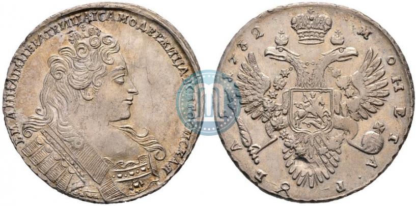 Picture 1 rouble 1732 year  