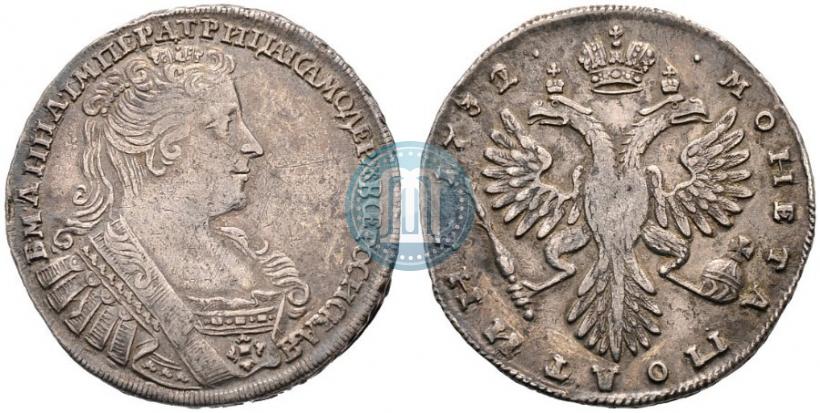 Фото Полтина 1732 года  