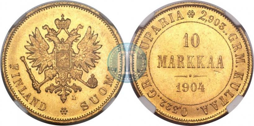 Picture 10 markkaa 1904 year L 