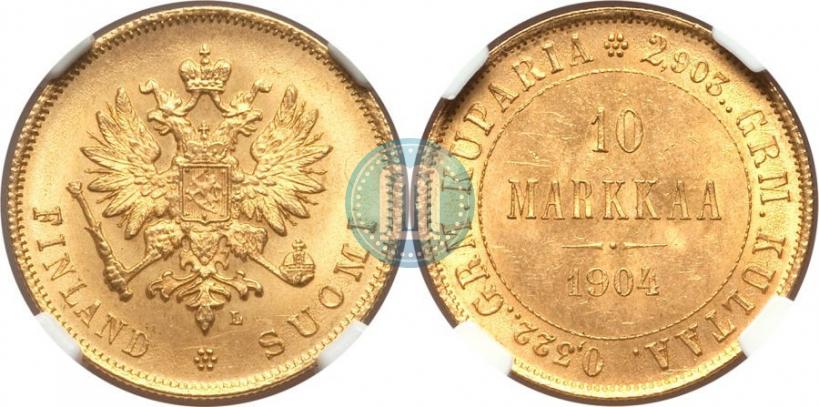 Picture 10 markkaa 1904 year L 