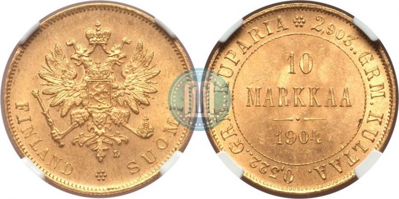 Picture 10 markkaa 1904 year L 
