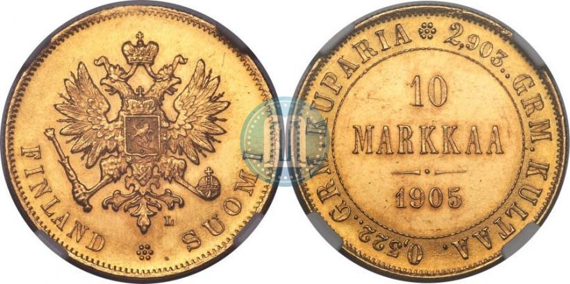 Фото 10 марок 1905 года L 