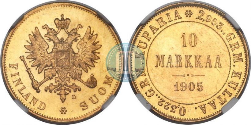 Фото 10 марок 1905 года L 