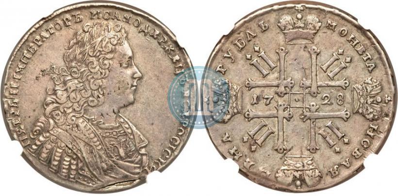 Picture 1 rouble 1728 year  "Type of 1728"