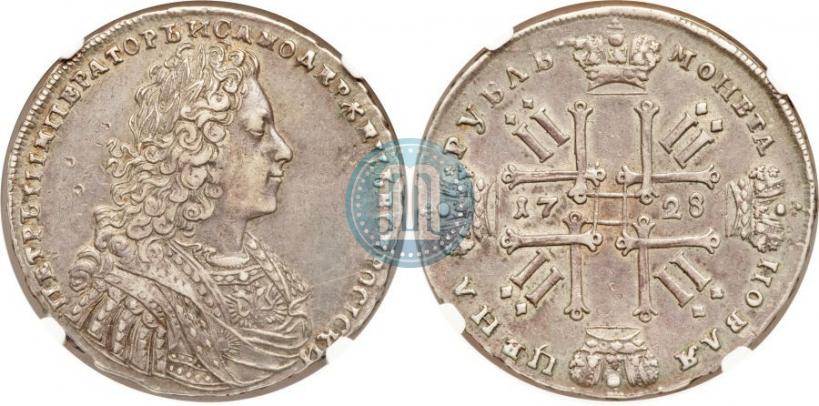 Picture 1 rouble 1728 year  "Type of 1728"