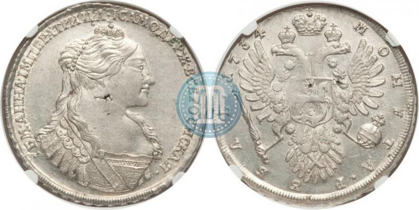 Picture 1 rouble 1734 year  "Type of 1735"