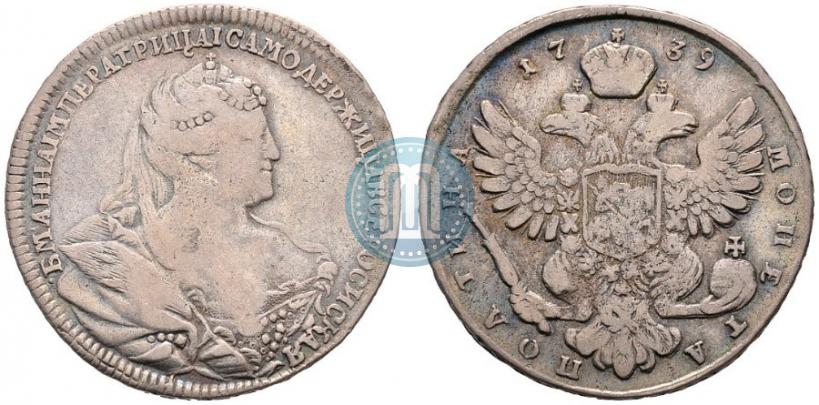Picture Poltina 1739 year  "Moscow type"