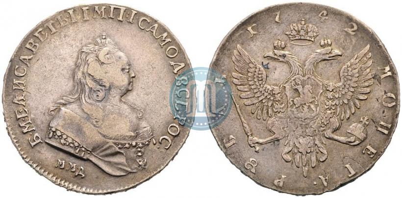 Picture 1 rouble 1742 year ММД 