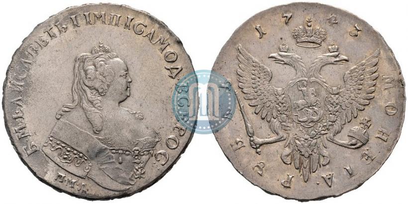 Picture 1 rouble 1743 year ММД 