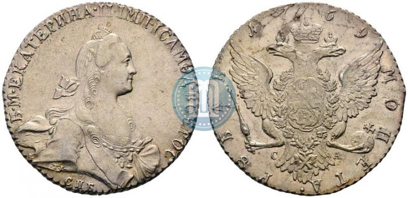 Picture 1 rouble 1769 year СПБ-СА 
