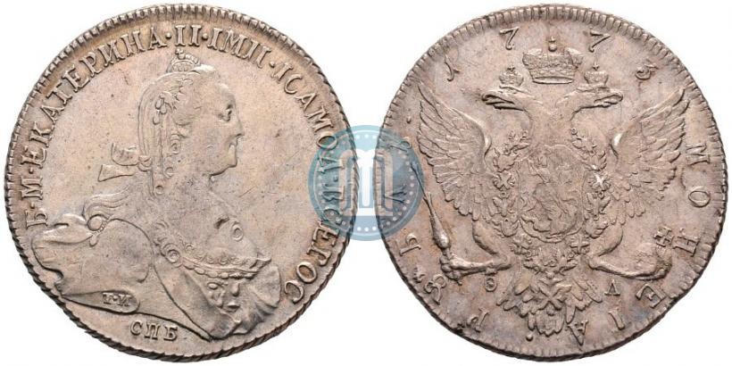 Фото 1 рубль 1773 года СПБ-ФЛ 