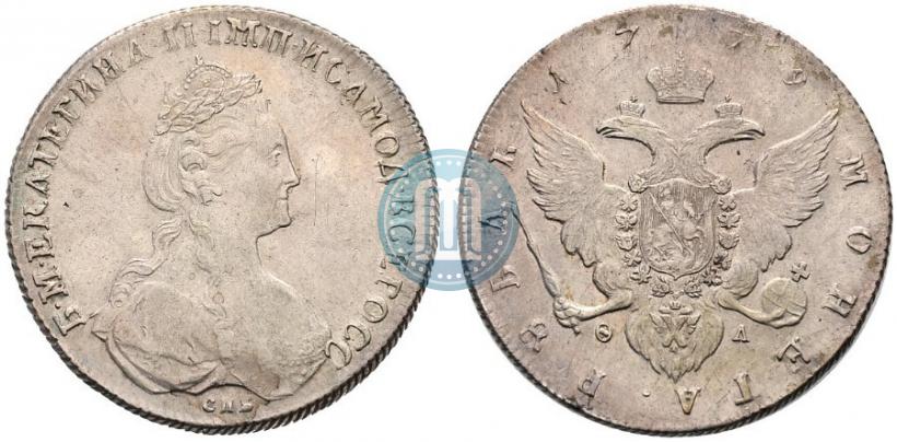 Picture 1 rouble 1779 year СПБ-ФЛ 