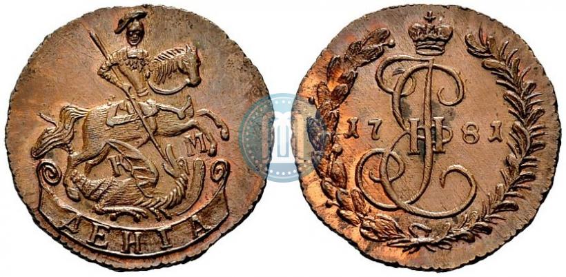 Фото Денга 1781 года КМ 
