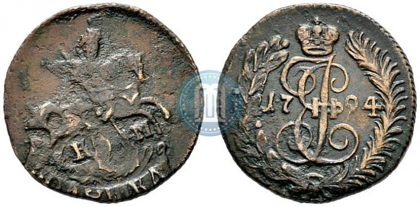 Фото Полушка 1794 года КМ 