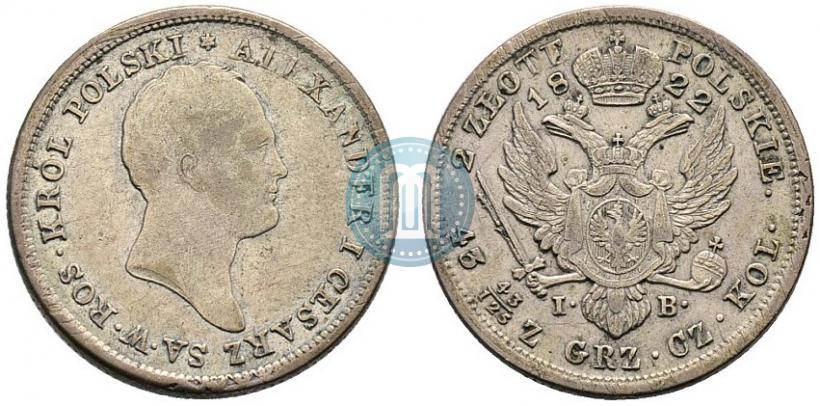 Picture 2 złote 1822 year IB 