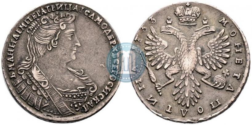 Picture Poltina 1733 year  