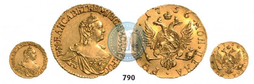 Фото 1 рубль 1756 года  