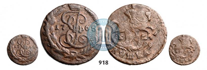 Фото Полушка 1768 года ЕМ 
