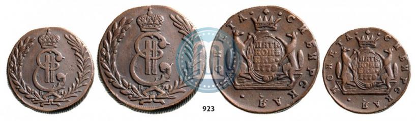 Picture 5 kopecks 1779 year КМ 
