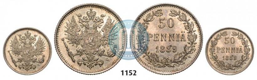 Picture 50 pennia 1889 year L 