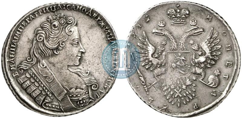 Фото 1 рубль 1732 года  
