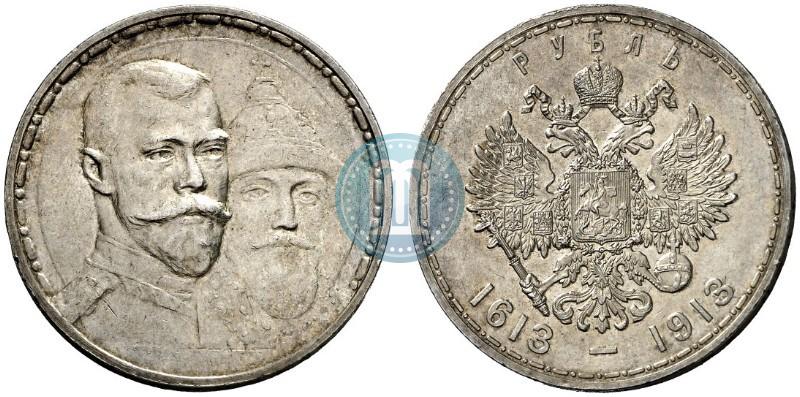 Picture 1 rouble 1913 year (ВС) "In commemoration of tercentenary of Romanov's dynasty"