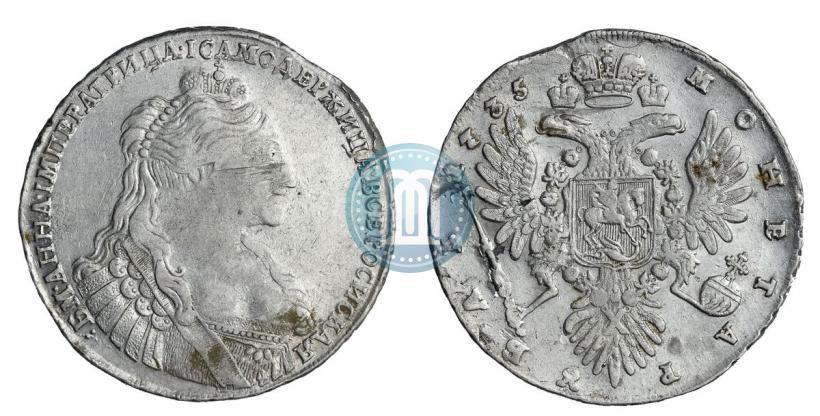 Picture 1 rouble 1735 year  