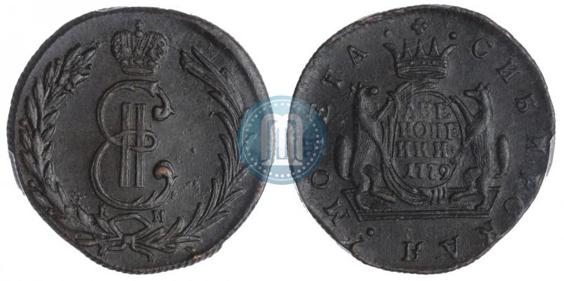 Picture 2 kopecks 1779 year КМ 